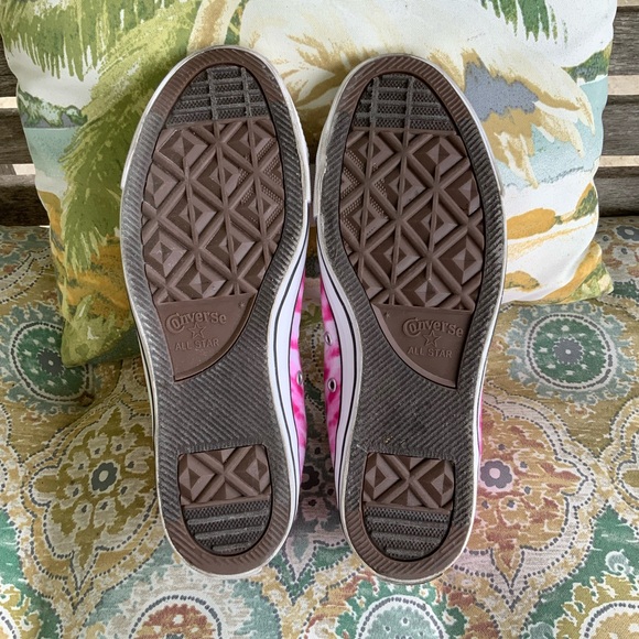 Converse Chuck Taylor All Star Twisted Summer Pink Tye Dye High Top Sneakers. - Picture 7 of 12